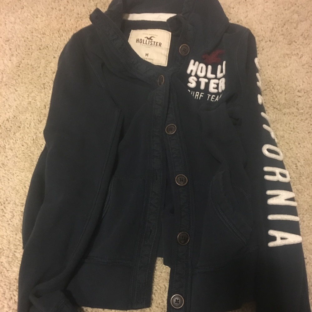 Hollister size medium button up sweater
